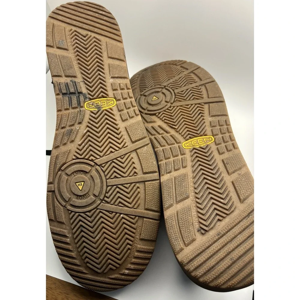 KEEN‎ Men's Kenton Carbon Fiber Toe Black And Gum Work Shoe Size 15EE